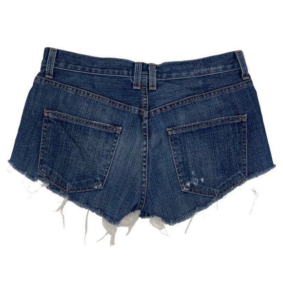 Current Ellito High Rise Shorts Denim Cut off  26 - Picture 2 of 9
